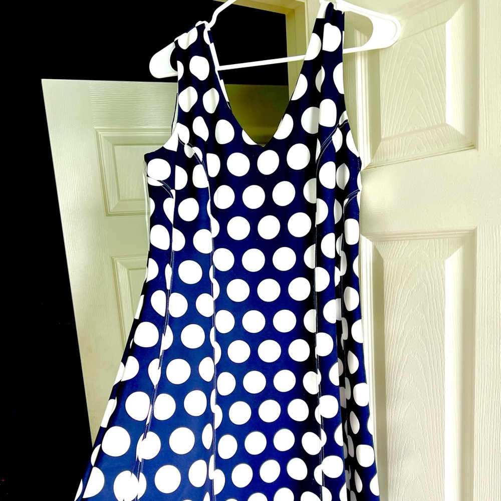 INC. Bold Dot Sun Dress